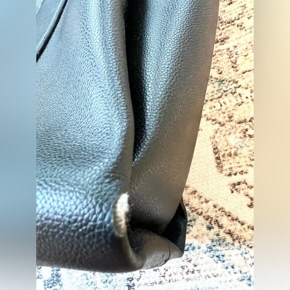 Kenneth Cole reaction XL tote black faux leather large school work laptop - Picture 8 of 11